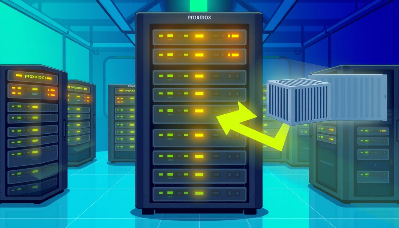 proxmox migrate container to another server