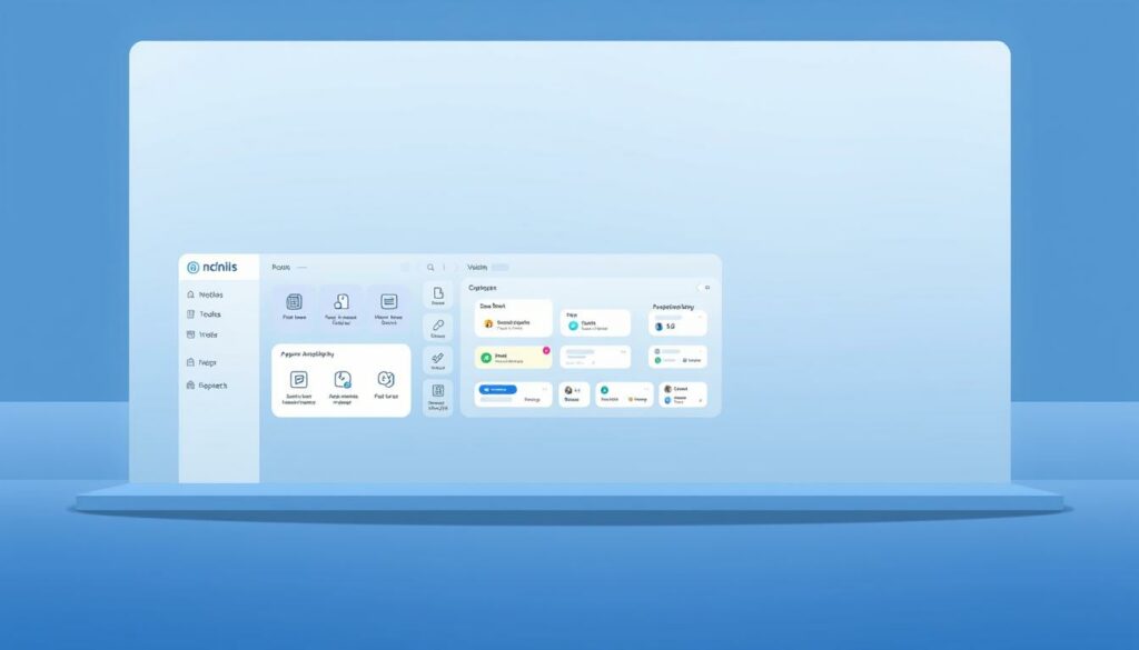 A minimalistic, user-friendly interface for the n8n AI agent, showcasing its intuitive design and seamless workflow. In the foreground, a sleek dashboard displays various modules and tools, their icons and labels clear and easy to navigate. The middle ground features a central workspace, where users can visually build and customize their automation flows with drag-and-drop simplicity. Subtle gradients and soft shadows add depth, while a muted color palette of blues and grays creates a calming, professional atmosphere. Indirect lighting from above casts a gentle glow, highlighting the clean lines and modern aesthetic. The background maintains a subtle, blurred gradient, allowing the interface to be the focal point, emphasizing its usability and accessibility.